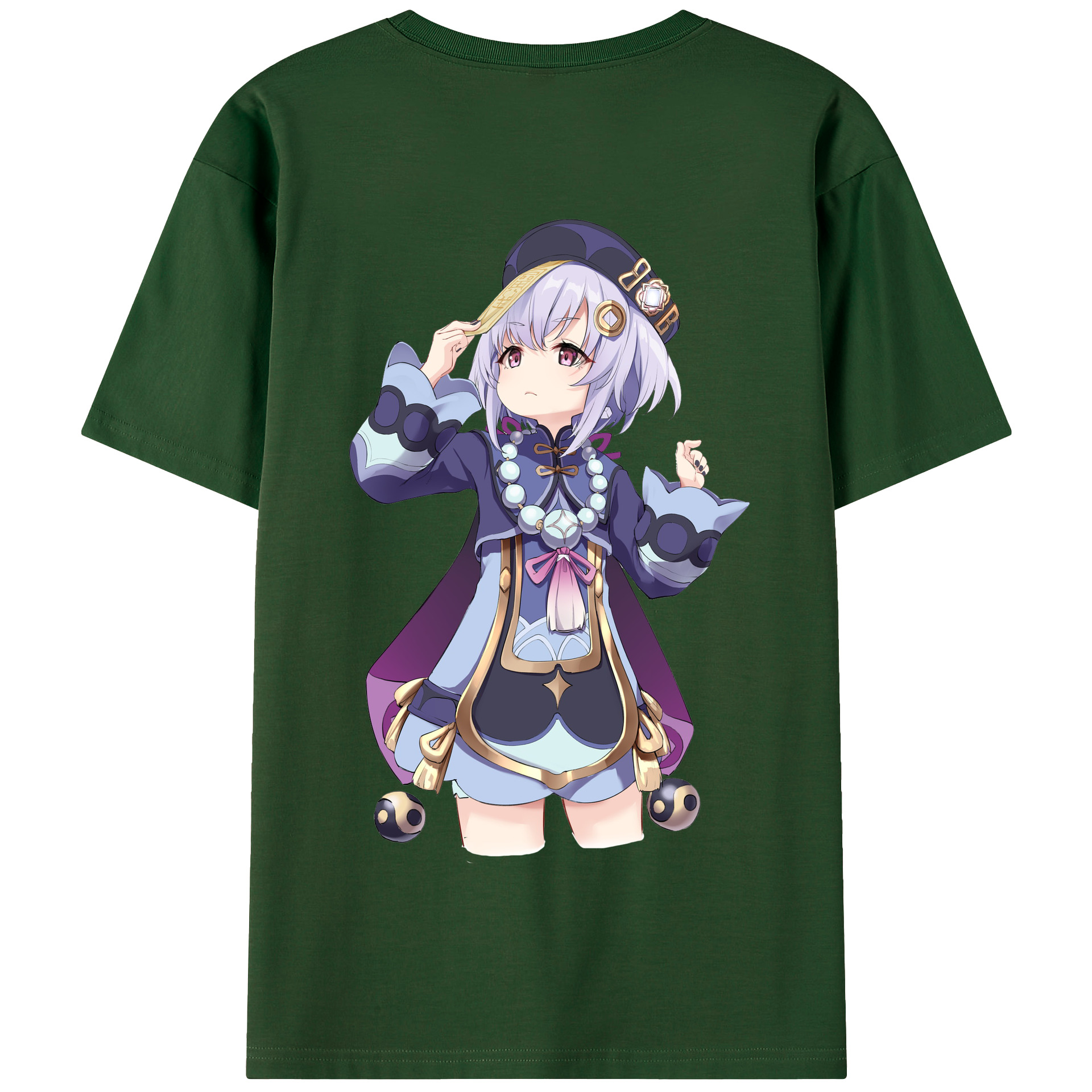 げんし神 七七 なな  genshin Nana 綿100％半袖Tシャツ（背面プリント）